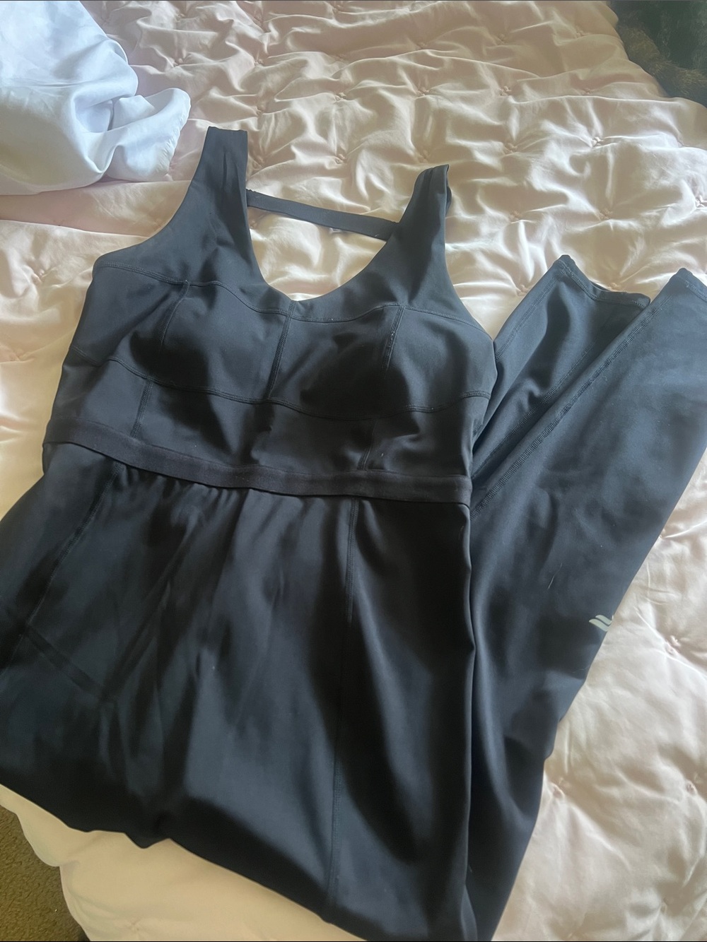 Fabletics Black one piece bodysuit
